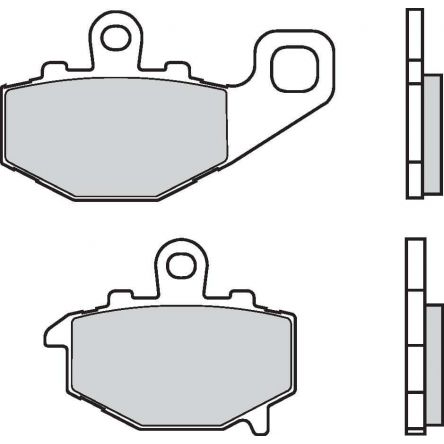 Plaquettes de frein arrière Brembo 07KA16SP