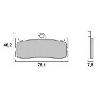 Plaquettes de frein Brembo 07GR06SR