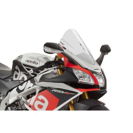 Bulle Puig racing claire pour Aprilia RSV4 15-20