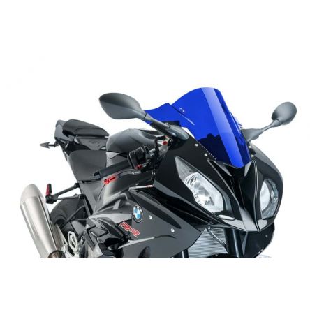 Bulle Puig racing bleu pour BMW S1000RR 15-18