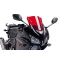 Bulle Puig racing rouge pour Honda CBR500R 13-15 4