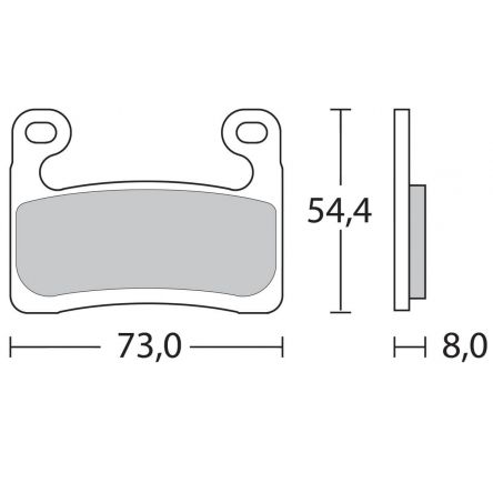 Plaquettes de frein Brembo 07GR90RC