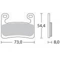 Plaquettes de frein Brembo 07GR90RC 0