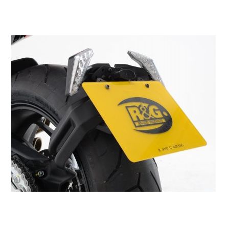 Support de plaque R&G LP0157BK pour MV Agusta