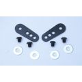 Adaptateur de plaque d'immatriculation R&G noir pour support de plaque 0
