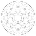Disque de frein Brembo ORO 78B408B8 0