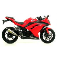 Silencieux Arrow X-Kone pour Kawasaki Ninja 250 13-16/Ninja 300 13-16/Z300 15-16