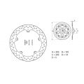 Disque de frein Brembo ORO 168B407D6 0