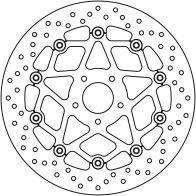 Disque de frein Brembo ORO 78B408B0