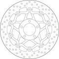 Disque de frein Brembo ORO 78B408A0 0
