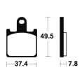 Plaquettes de frein Tecnium racing MCR338 1