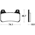 Plaquettes de frein Tecnium racing MCR309 1