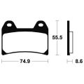 Plaquettes de frein Tecnium racing MTR206 1