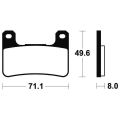 Plaquettes de frein Tecnium racing MCR306 1