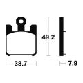 Plaquettes de frein Tecnium racing MCR288 1