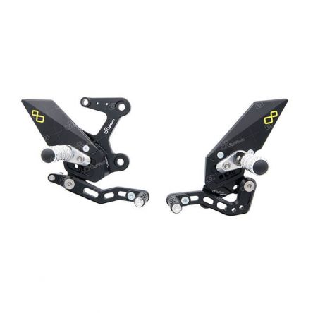 Commandes reculées Lightech pour Kawasaki Ninja 400 18-21