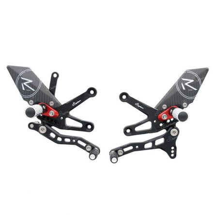 Commandes reculées Lightech R pour Kawasaki ZX10R 16-20