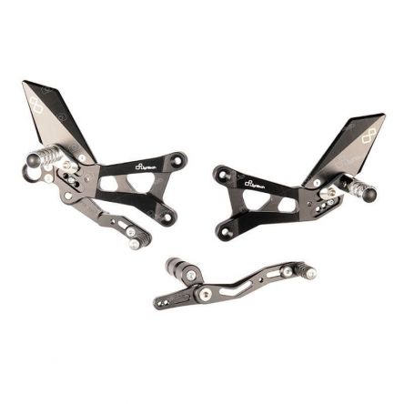 Commandes reculées Lightech pour Yamaha R6 17-26