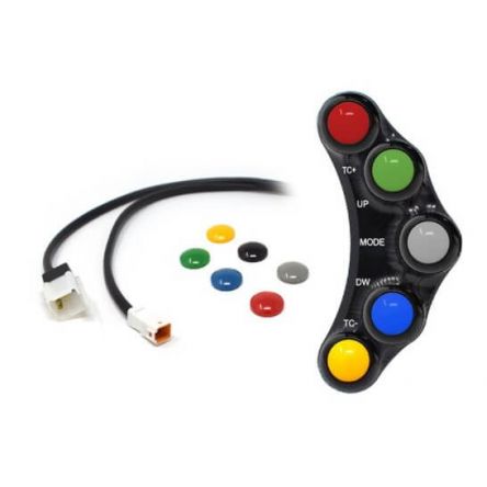 Commodo gauche racing Jetprime pour Aprilia RSV4 09-14/Tuono V4 11-14