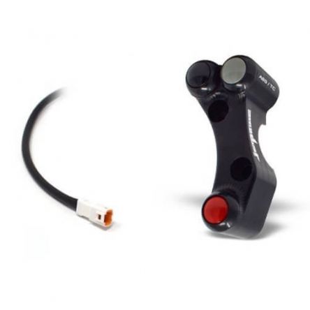 Commodo gauche Jetprime pour BMW S1000RR 15-18 équipée d'un tableau de bord I2M