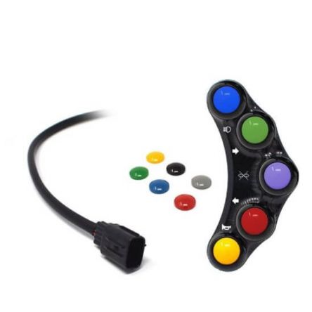 Commodo gauche route Jetprime pour Kawasaki H2 16-20/H2R 15-26