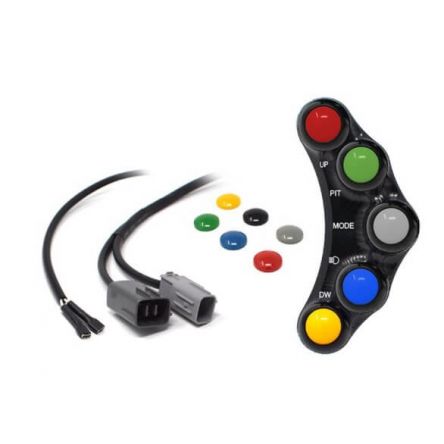 Commodo gauche racing Jetprime pour Suzuki GSX-R 1000 17-24