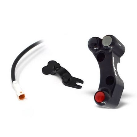 Commodo gauche racing Jetprime avec collier BRSX (pour MekTronik ECU) pour Yamaha R6 17-26