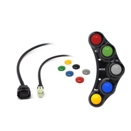 Commodo gauche route Jetprime pour Yamaha R1 15-19