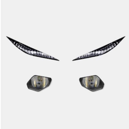 Stickers de phare DRP pour Yamaha R6 17-26