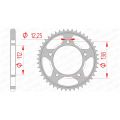 Couronne Afam 525 acier 10613 0