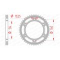 Couronne Afam 525 acier 10617 0