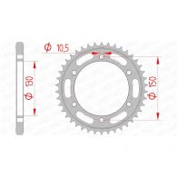 Couronne Afam 525 acier 12606
