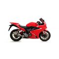 Silencieux Arrow Race-Tech embout carbone pour Honda VFR800 17-20 0