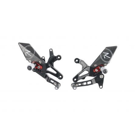 Commandes reculées Lightech R pour Kawasaki ZX6R 09-16/ZX6R 636 13-26