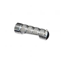 Repose pied Lightech argent + vis M8x20 cylindrique