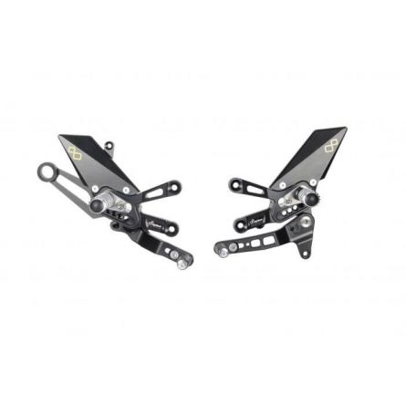 Commandes reculées Lightech pour Aprilia RSV4/Tuono V4 18-26