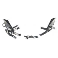 Commandes reculées Lightech pour BMW S1000RR 15-18/S1000R 17-20