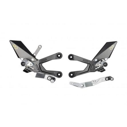 Commandes reculées Lightech pour Yamaha R1 15-26