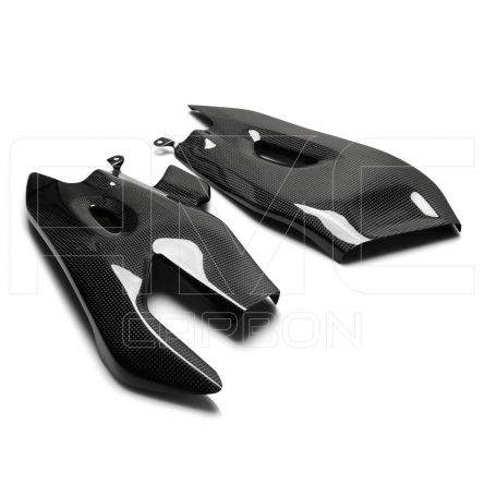 Protections de bras oscillant avec protection de chaine AMC Carbon pour Yamaha R1 15-26/MT-10 16-24