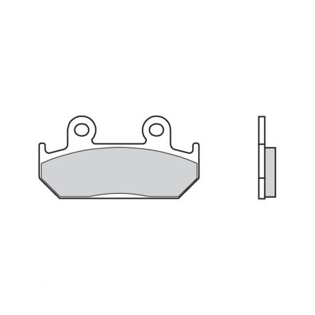 Plaquettes de frein Brembo SR 07HO21SR