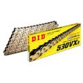 Chaîne de transmission D.I.D 530VX3 Or/Noir 0