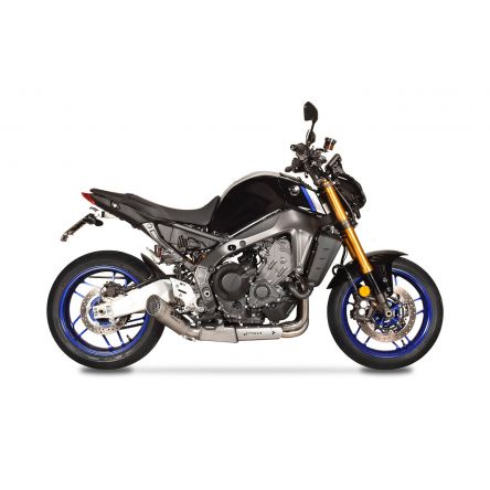 Ligne complète homologuée Spark inox basse Grid-O pour Yamaha MT-09 21-26/R9 25-26