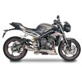 Demi ligne Spark titane Grid-O pour Triumph Street Triple 765 17-26 0
