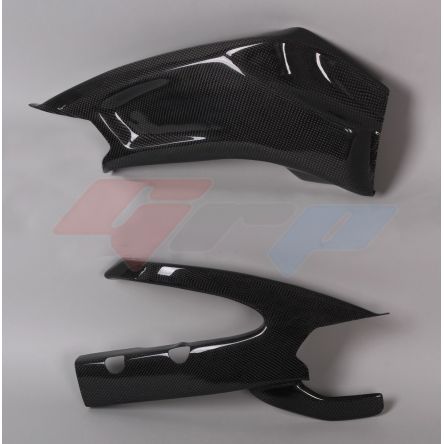 Protections de bras oscillant carbone GRP pour Suzuki GSXR600/750 11-16