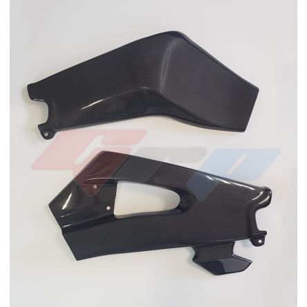 Protections de bras oscillant carbone GRP pour Yamaha R6 17-26