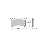 Plaquettes de frein Brembo RC 07GR99RC