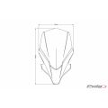 Bulle Puig New génération Touring pour Yamaha MT-07 21-24 4