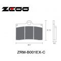 Plaquettes de frein avant ZCOO ZRM-B001EX-C 1