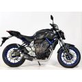 Ligne d'echappement Spark inox Force Low pour Yamaha MT-07 14-24 1