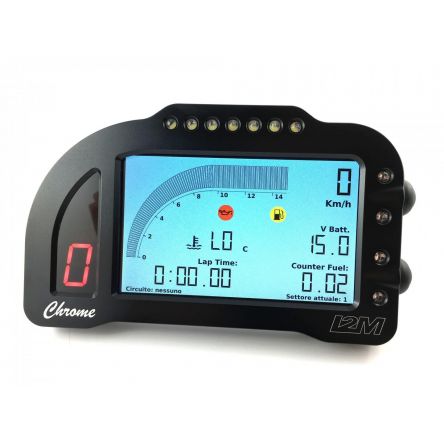 Tableau de bord I2M Chrome Lite pour Aprilia RS660 20-26